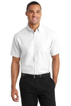 Port Authority S659 Short Sleeve SuperPro Oxford Shirt.