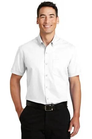 Port Authority S664 Short Sleeve SuperPro Twill Shirt.