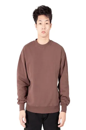 Shaka Wear SHGFC Mens Los Angeles Garment Dyed Crewneck