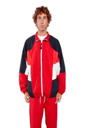 Shaka Wear SHNTJ Mens Nylon Track Jacket