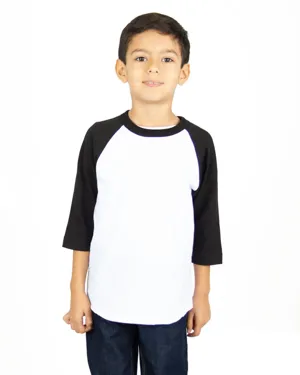 Shaka Wear SHRAGY Youth 6 oz., 3/4-Sleeve Raglan