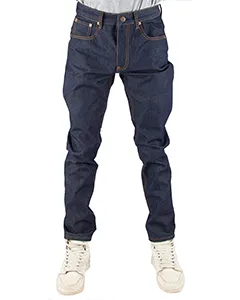 Shaka Wear SHRDJ 12 oz., Raw Denim Straight-Leg Jean Pant