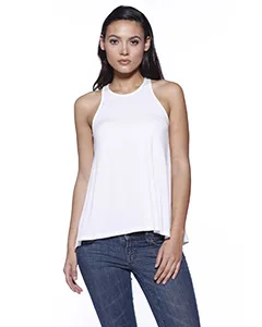 StarTee ST1484 Ladies CVC Flared Tank Top