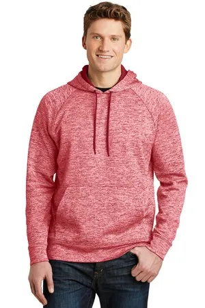 Sport-Tek ST225 PosiCharge Electric Heather Fleece Hooded Pullover.