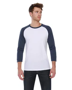 StarTee ST2475 Mens CVC 3/4 Sleeve Raglan