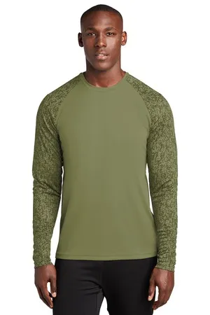 Sport-Tek ST460LS Long Sleeve Digi Camo Tee.