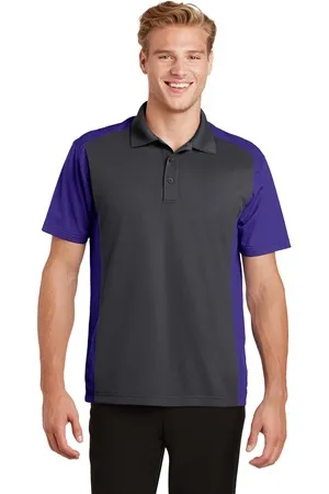 Sport-Tek ST652 Colorblock Micropique Sport-Wick Polo.