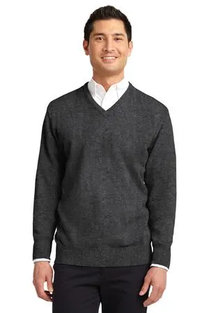 Port Authority SW300 Value V-Neck Sweater.