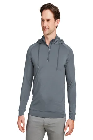 SWV600 Swannies Golf Mens Vandyke Quarter-Zip Hooded Sweatshirt