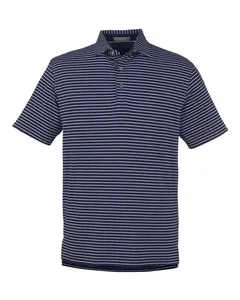 TM546Y TASC Performance Inc Cloud Lightweight Polo Brookline Stripe