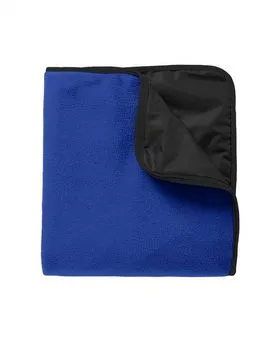 Port Authority TB850 Fleece & Poly Travel Blanket.