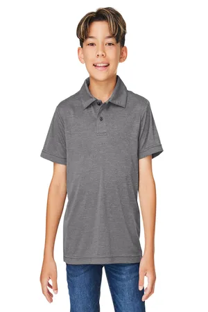 Team 365 TT51HY Youth Zone Sonic Heather Performance Polo