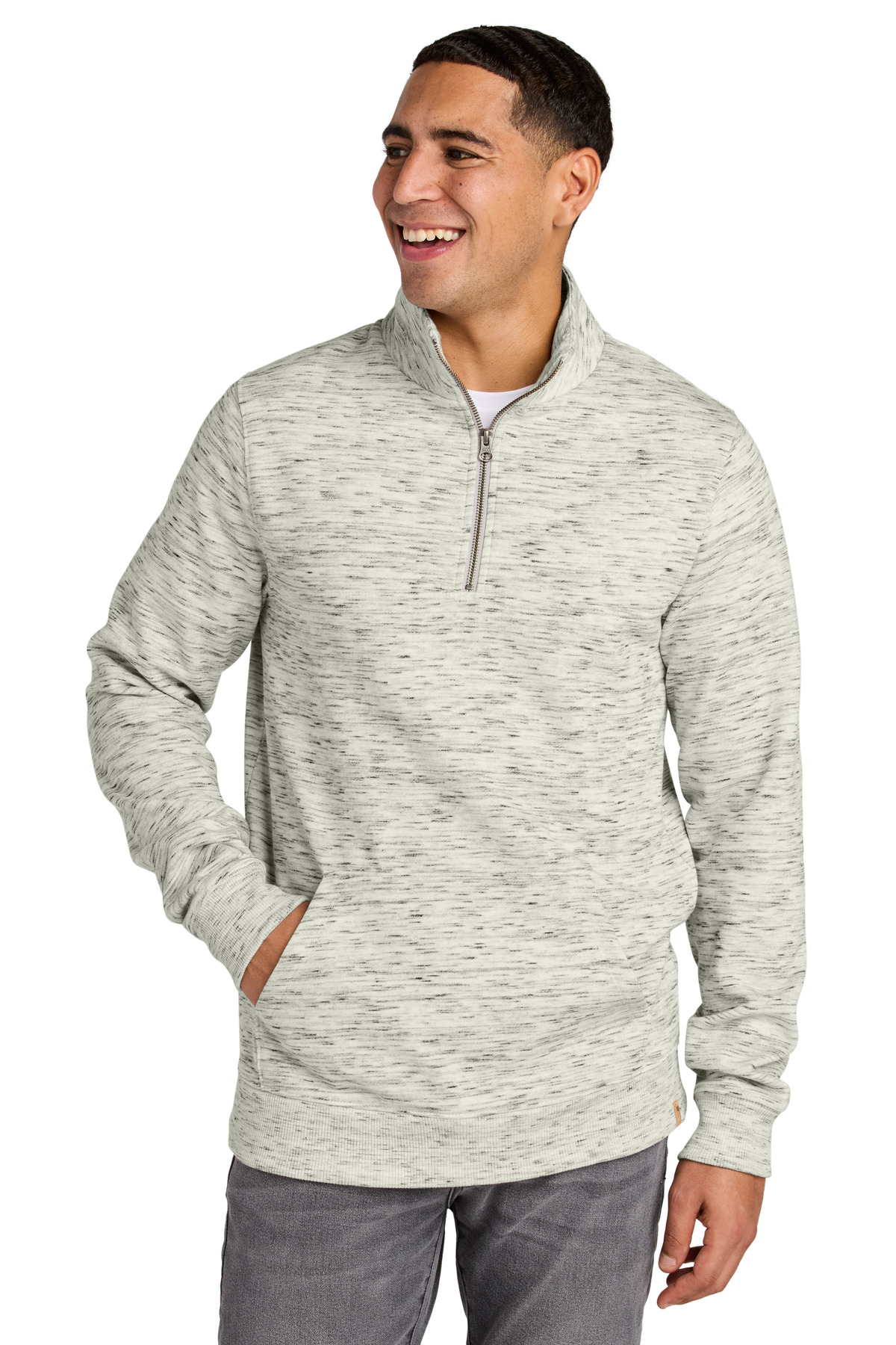 tentree TTCM6107 Space Dye Fleece 1/4-Zip