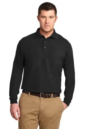 Port Authority TLK500LS Tall Silk Touch Long Sleeve Polo.