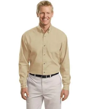 Port Authority TLS600T Tall Long Sleeve Twill Shirt.