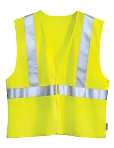 Tri-Mountain 8430 Polyester safety vest. ANSI Class 2.
