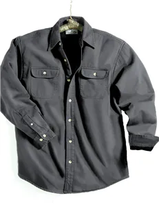 Tri-Mountain 869 Denim shirt jacket with fleece lining.