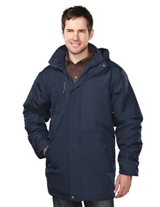 Tri-Mountain 9980 Men 100% Polyester long sleeve jacket with water resistent
