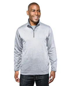 Tri-Mountain F581 Men 8.6 oz 60% cotton/40% polyester 1/4-zip pullover sweatshirt.