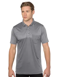 Tri-Mountain GOLD K211 Men Pocketed Colorblock Polo