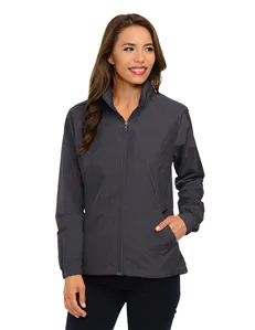 Tri-Mountain JL1400 Women 100% polyester full zip jacket