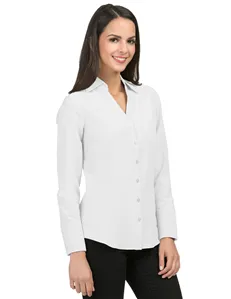 Tri-Mountain Lilac Bloom LB757 Women 95% Polyester 5% Spandex Woven Shirts.