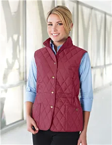 Tri-Mountain Lilac Bloom LB8221 Women 95% Polyester 5% Nylon Woven Poly-filled Quilted W/R Jacket.