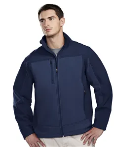 Tri-Mountain Performance 6825 Poly stretch bonded soft shell jacket with sherpa fleece lining.