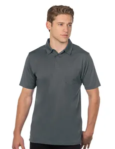 Tri-Mountain Performance K030P Mens Pocketed Snag-Resistant Polo