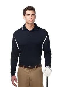 Tri-Mountain Performance K118LS Men 100% polyester waffle knit