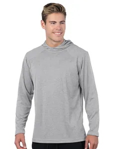 Tri-Mountain Performance K529H Heather Hooded Performance Pullover