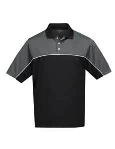 Tri-Mountain RaceWear K908 Men 100% polyester color blocking polo shirt