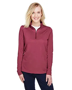 Team 365 TT31HW Ladies Zone Sonic Heather Performance Quarter-Zip