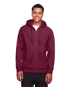 TT95 Team 365 Mens Zone HydroSport Heavyweight Full-Zip Hooded Sweatshirt