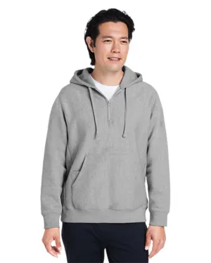 TT97 Team 365 Unisex Zone HydroSport Heavyweight Quarter-Zip Hooded Sweatshirt