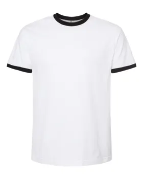 Tultex 246 Fine Jersey Ringer T-Shirt