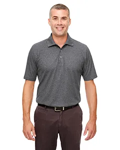 UltraClub UC100 Mens Heathered Piqué Polo