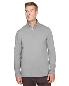 UC792 UltraClub Mens Coastal Pique Fleece Quarter-Zip