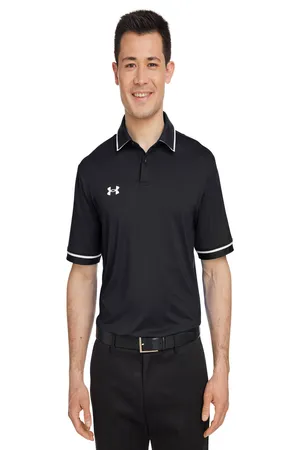 Under Armour 1376904 Mens Tipped Teams Performance Polo