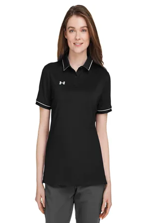 Under Armour 1376905 Ladies Tipped Teams Performance Polo