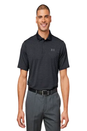 Under Armour 1377376 Mens 3.0 Striped Perf Polo