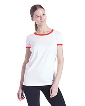 US Blanks US609 Ladies Classic Ringer T-Shirt