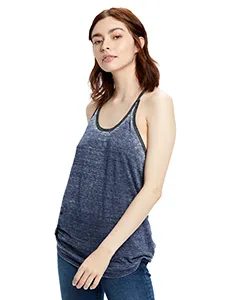 US Blanks US272 Ladies Burnout Y-Back Ringer Tank