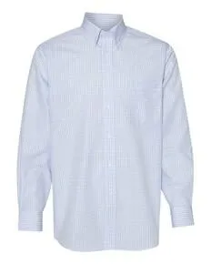 Van Heusen 13V0467 Blue Suitings Non-Iron Patterned Shirt