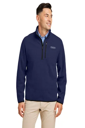 K004694 vineyard vines Mens Mountain Sweaterfleece Quarter-Zip