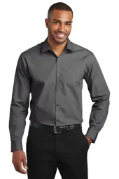 Port Authority W103 Slim Fit Carefree Poplin Shirt.