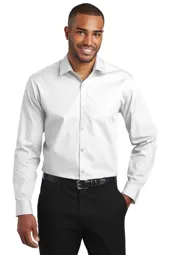 Port Authority W103 Slim Fit Carefree Poplin Shirt.