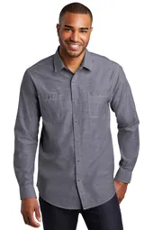 Port Authority W380 Slub Chambray Shirt.