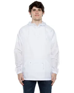 Beimar WB107BG Unisex Nylon Packable Pullover Anorak Jacket