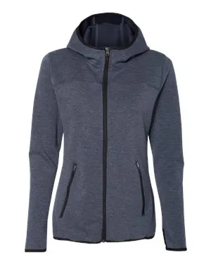 Weatherproof W18700 Womens HeatLast Fleece Tech Full-Zip Hooded Sweatshirt